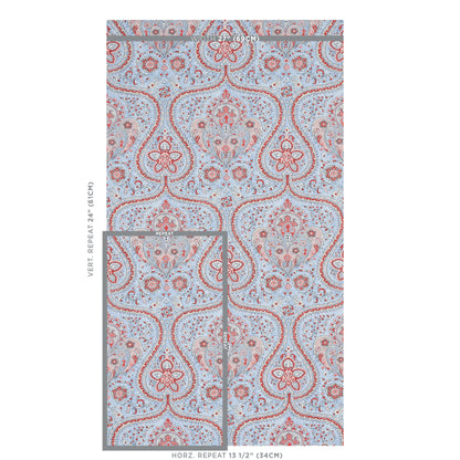 SCHUMACHER  EAST MEETS WEST PAISLEY COURT   CHAMBRAY   - 5012271