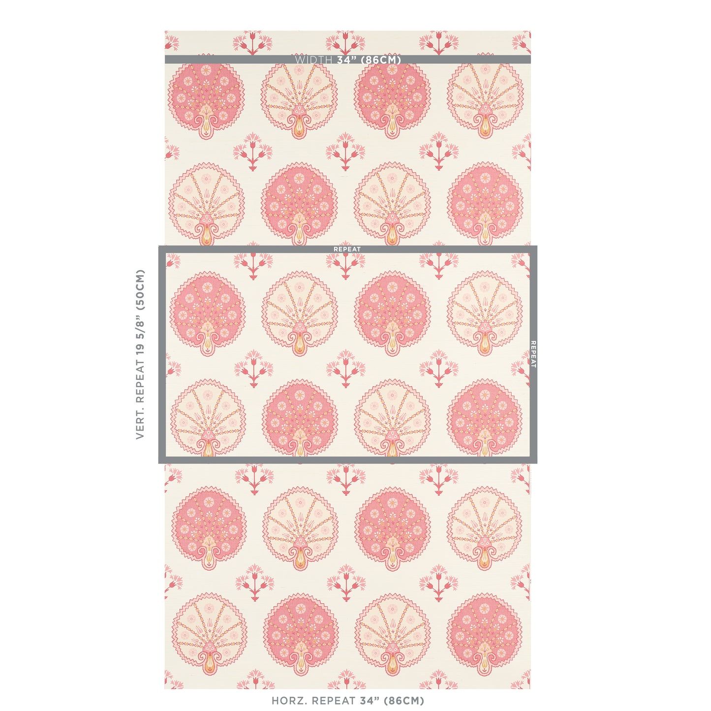 SCHUMACHER  EAST MEETS WEST CHAMBA CROWN SISAL   PINK   - 5012281