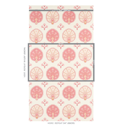 SCHUMACHER  EAST MEETS WEST CHAMBA CROWN SISAL   PINK   - 5012281