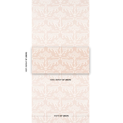 SCHUMACHER  TEXTURED WALLCOVERINGS & PRINTED GRASSCLOTHS WOODLAND LEOPARD SISAL   PETAL   - 5012302