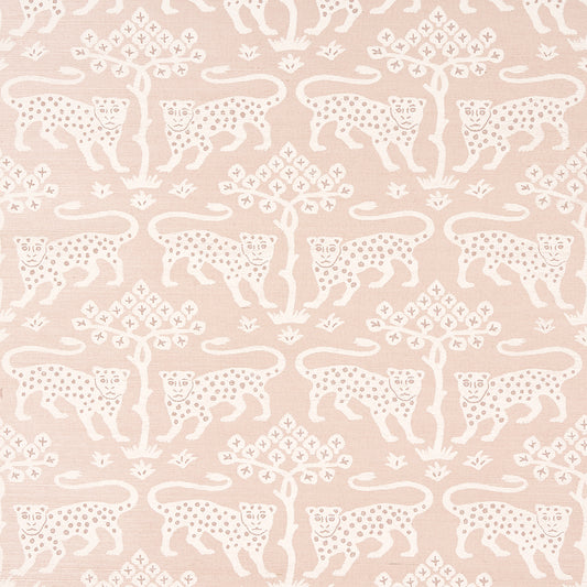 SCHUMACHER  TEXTURED WALLCOVERINGS & PRINTED GRASSCLOTHS WOODLAND LEOPARD SISAL   PETAL   - 5012302