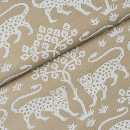 SCHUMACHER  PERENNIAL FAVORITES WOODLAND LEOPARD SISAL   Beige   - 5012305