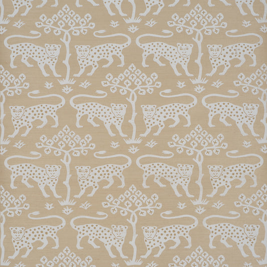 SCHUMACHER  PERENNIAL FAVORITES WOODLAND LEOPARD SISAL   Beige   - 5012305