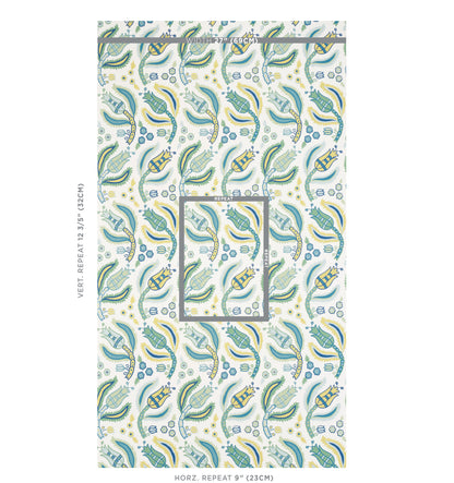 SCHUMACHER  EAST MEETS WEST MALABAR VINE   PEACOCK   - 5012340