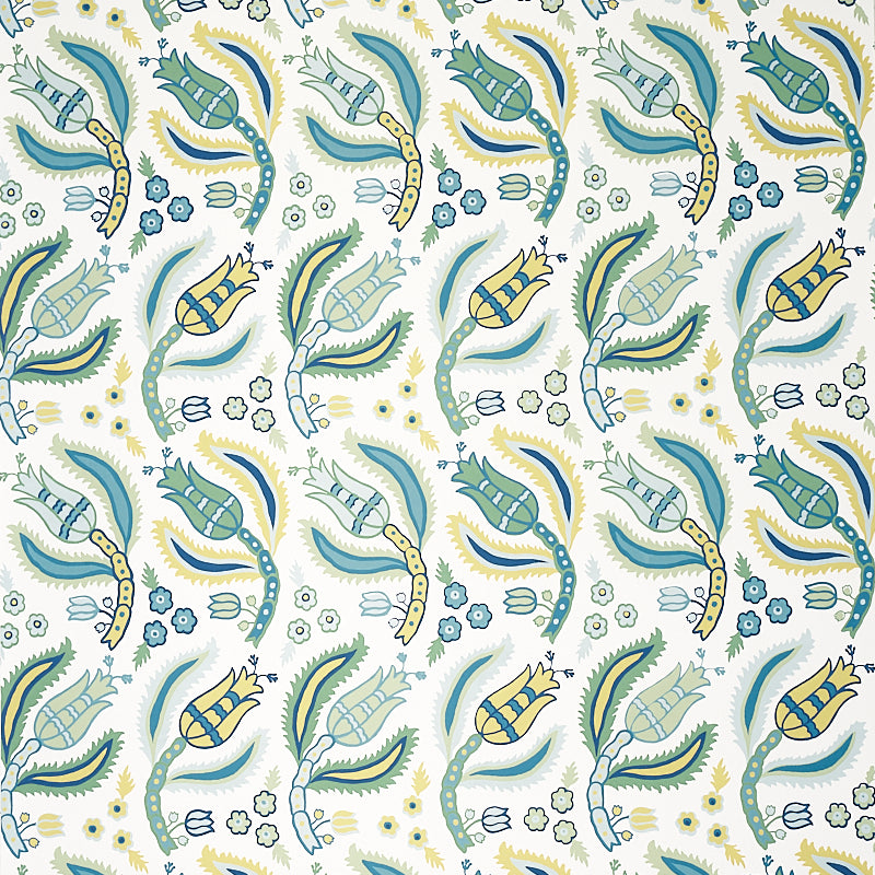 SCHUMACHER  EAST MEETS WEST MALABAR VINE   PEACOCK   - 5012340