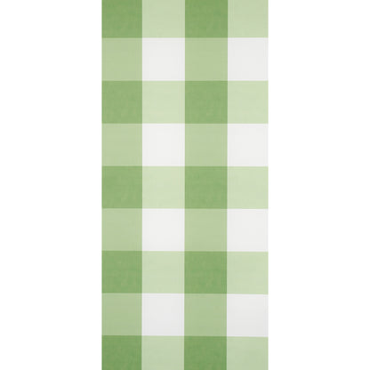 SCHUMACHER  PLAID WALLCOVERINGS WILLA CHECK LARGE   LEAF   - 5012352