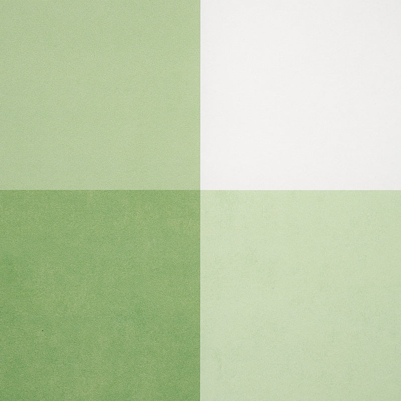 SCHUMACHER  PLAID WALLCOVERINGS WILLA CHECK LARGE   LEAF   - 5012352