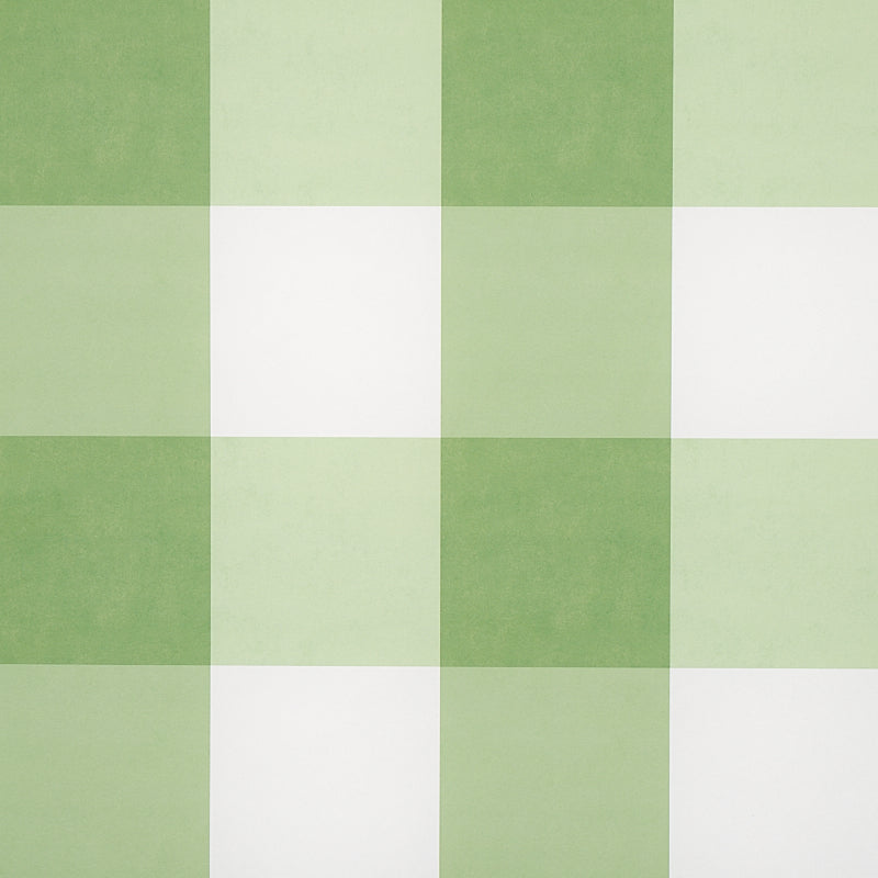 SCHUMACHER  PLAID WALLCOVERINGS WILLA CHECK LARGE   LEAF   - 5012352