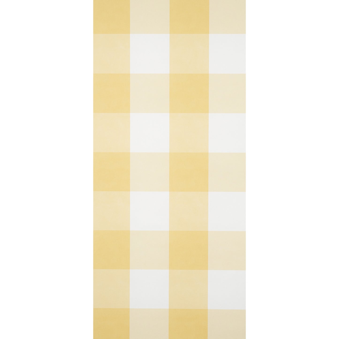 SCHUMACHER WALLCOVERING  PLAID WALLCOVERINGS WILLA CHECK LARGE   YELLOW   - 5012353