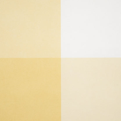 SCHUMACHER WALLCOVERING  PLAID WALLCOVERINGS WILLA CHECK LARGE   YELLOW   - 5012353