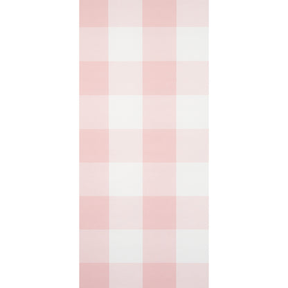 SCHUMACHER  PLAID WALLCOVERINGS WILLA CHECK LARGE   PINK   - 5012354
