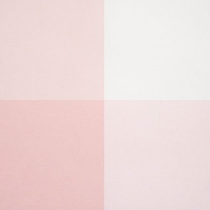 SCHUMACHER  PLAID WALLCOVERINGS WILLA CHECK LARGE   PINK   - 5012354