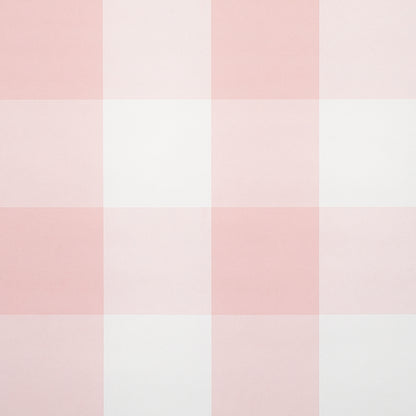 SCHUMACHER  PLAID WALLCOVERINGS WILLA CHECK LARGE   PINK   - 5012354