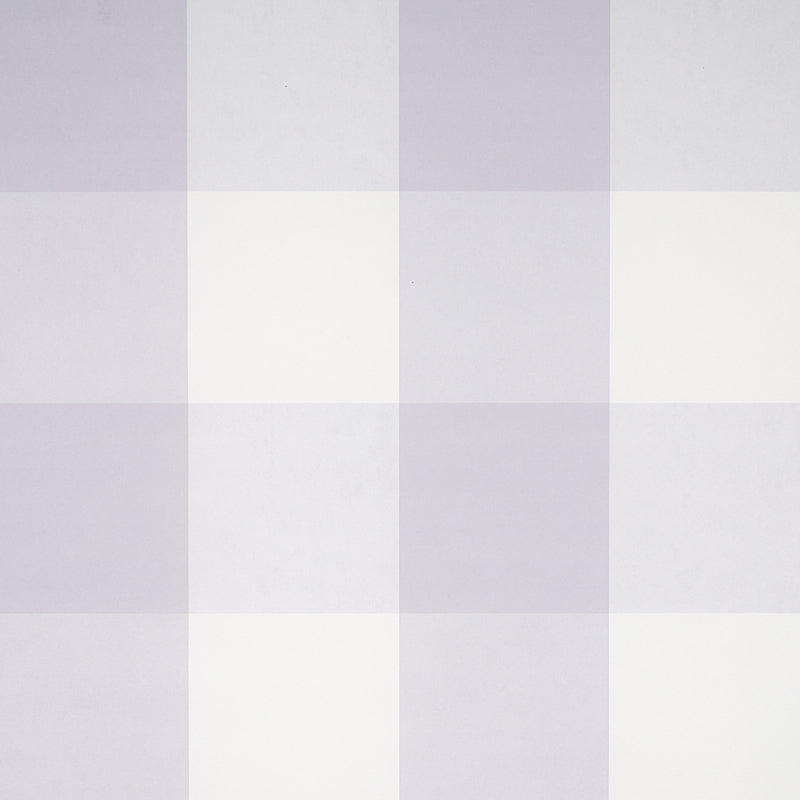 SCHUMACHER  PLAID WALLCOVERINGS WILLA CHECK LARGE   LAVENDER   - 5012355