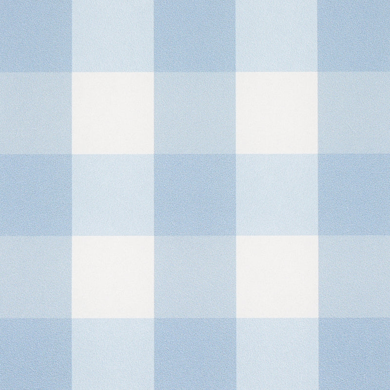 SCHUMACHER WALLCOVERING  PLAID WALLCOVERINGS WILLA CHECK SMALL   CHAMBRAY   - 5012360
