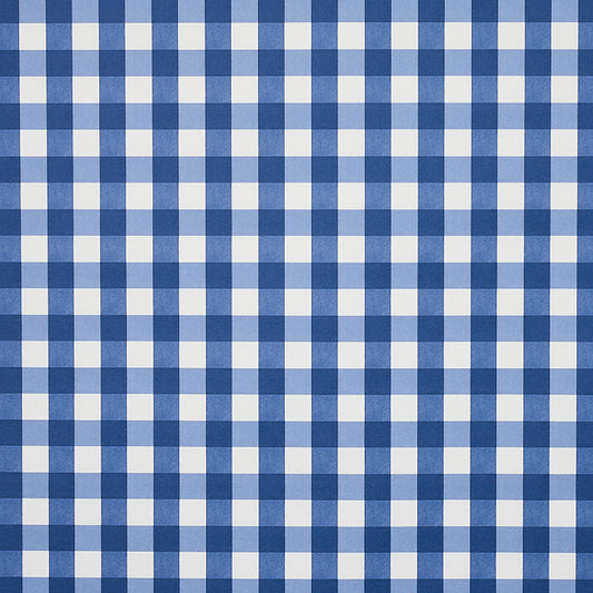 SCHUMACHER  PLAID WALLCOVERINGS WILLA CHECK SMALL   NAVY   - 5012361