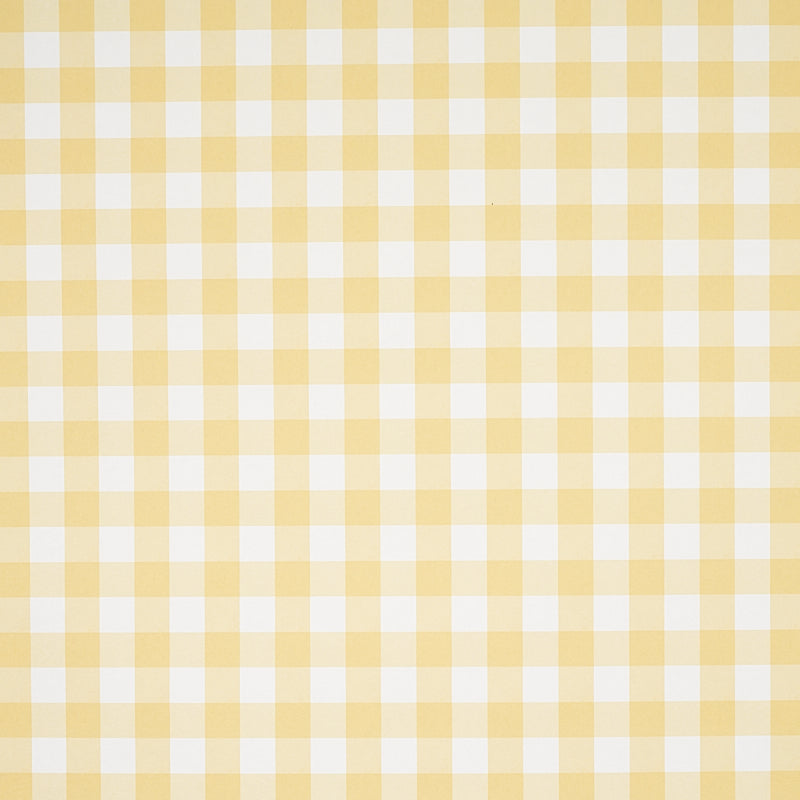 SCHUMACHER  PLAID WALLCOVERINGS WILLA CHECK SMALL   YELLOW   - 5012363