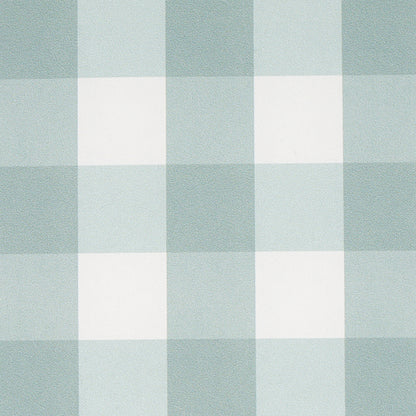 SCHUMACHER  PLAID WALLCOVERINGS WILLA CHECK SMALL   SEAGLASS   - 5012366