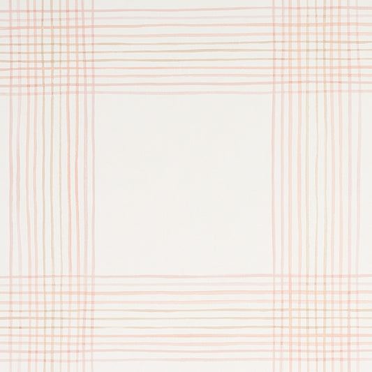 SCHUMACHER  PLAID WALLCOVERINGS MINERVA PLAID   PINK   - 5012372