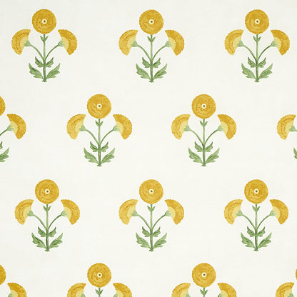 SCHUMACHER WALLCOVERING  PERENNIAL FAVORITES SARANDA FLOWER   MARIGOLD   - 5012411
