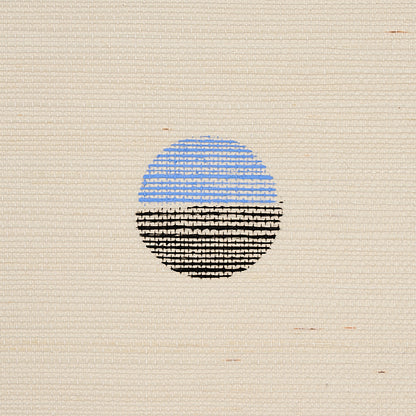 SCHUMACHER WALLCOVERING  CAROLINE Z HURLEY JOSHUA TREE HAND PRINTED SISAL   MULTI ON IVORY   - 5012440