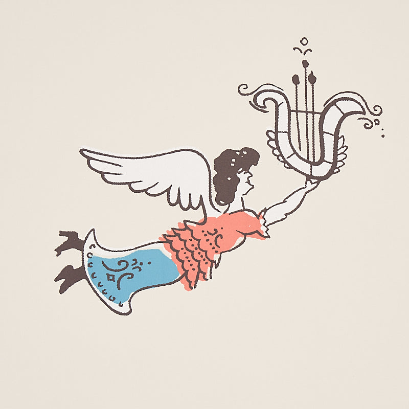 SCHUMACHER WALLCOVERING  FLIGHT OF FANCY OPERA   IVORY   - 5012481