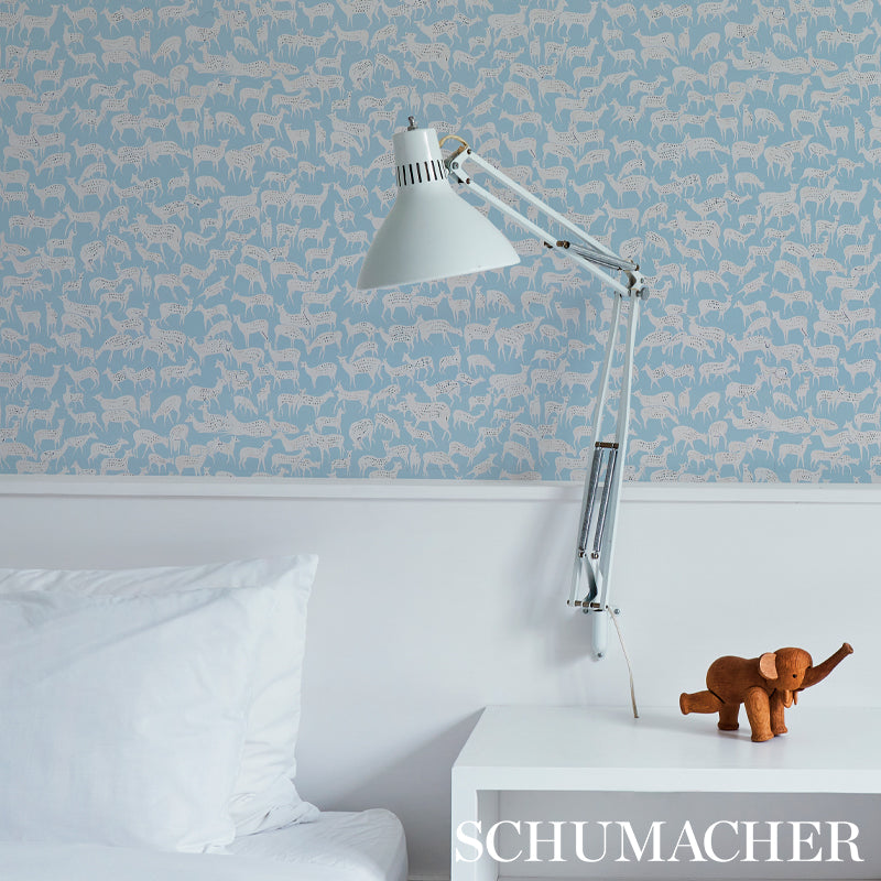 SCHUMACHER  FLIGHT OF FANCY FAUNA   SLATE BLUE   - 5012490