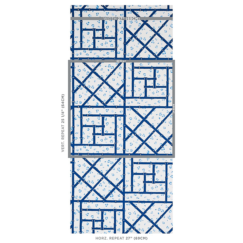 SCHUMACHER  CRISTINA BUCKLEY FANCY BEAST   INDIGO   - 5012561