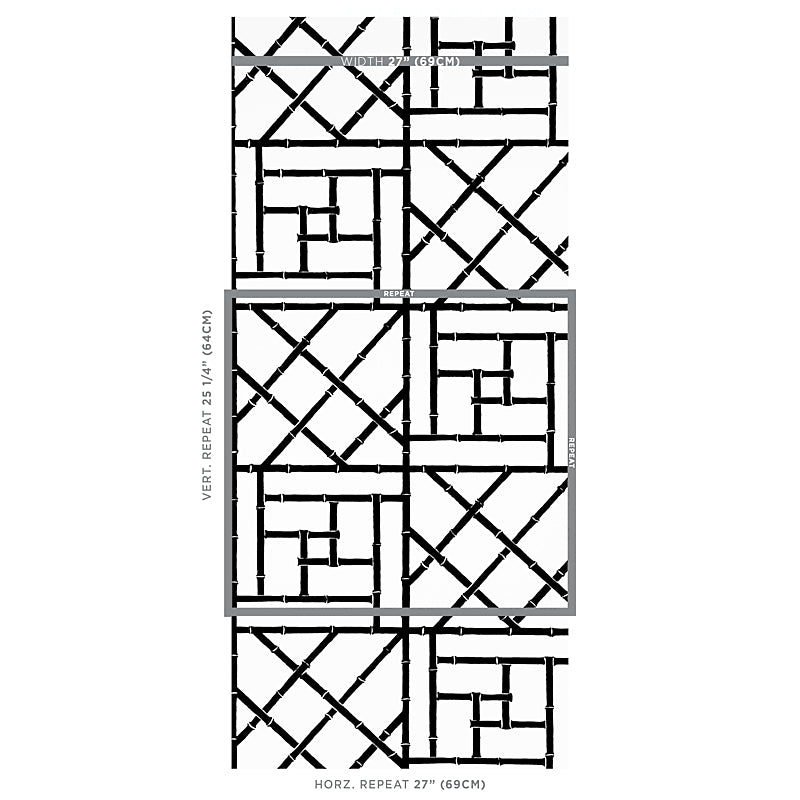 SCHUMACHER  CRISTINA BUCKLEY TRELLIS   BLACK   - 5012572