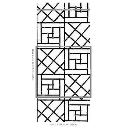 SCHUMACHER  CRISTINA BUCKLEY TRELLIS   BLACK   - 5012572