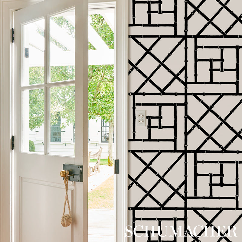 SCHUMACHER CRISTINA BUCKLEY TRELLIS BLACK - 5012572 – Primoends Home ...