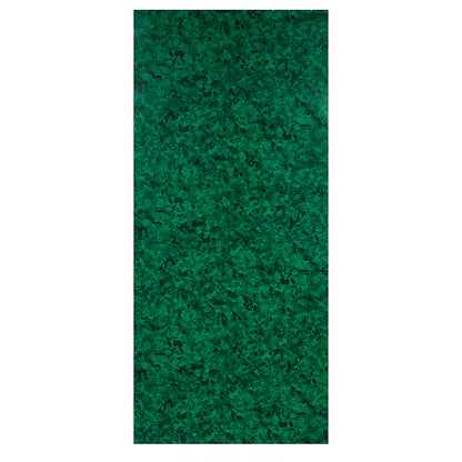 Green terrazzo-style speckled tile swatch, vertical rectangle with dark and light flecks.