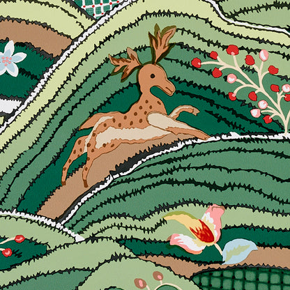 SCHUMACHER WALLCOVERING  FLIGHT OF FANCY ROLLING HILLS   GREEN   - 5012631