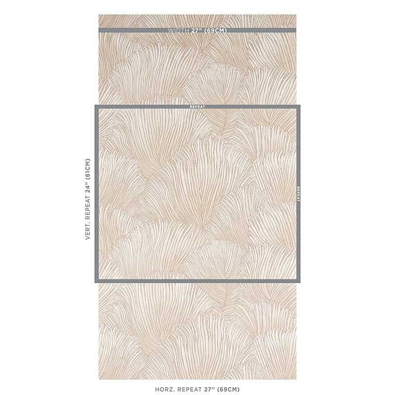 SCHUMACHER WALLCOVERING  PERENNIAL FAVORITES FONDALE   IVORY   - 5012650