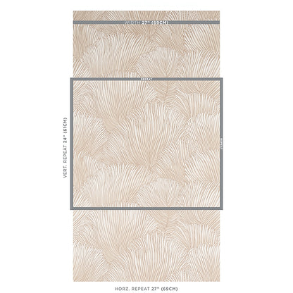 SCHUMACHER WALLCOVERING  PERENNIAL FAVORITES FONDALE   IVORY   - 5012650