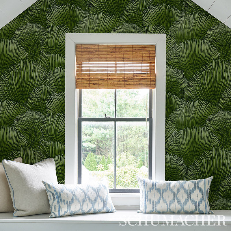 SCHUMACHER WALLCOVERING  PERENNIAL FAVORITES FONDALE   GREEN   - 5012652