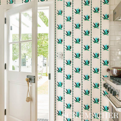 SCHUMACHER  LIZ NIELSEN FOR PEG NORRISS AGAVE STRIPE   LANAI   - 5012680