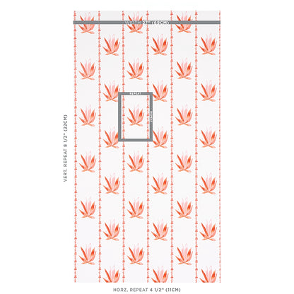 SCHUMACHER  LIZ NIELSEN FOR PEG NORRISS AGAVE STRIPE   GRAPEFRUIT   - 5012682