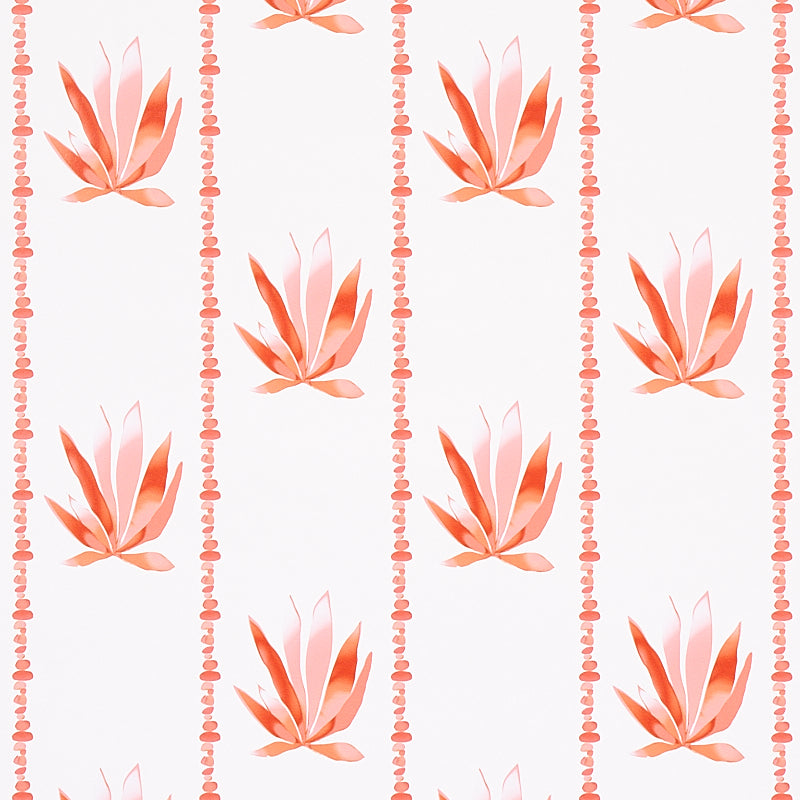 SCHUMACHER  LIZ NIELSEN FOR PEG NORRISS AGAVE STRIPE   GRAPEFRUIT   - 5012682