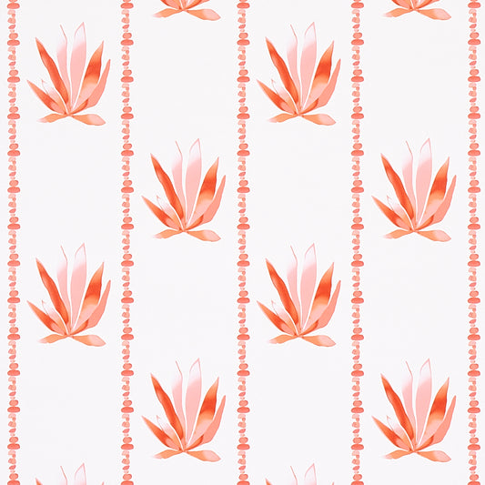 SCHUMACHER  LIZ NIELSEN FOR PEG NORRISS AGAVE STRIPE   GRAPEFRUIT   - 5012682