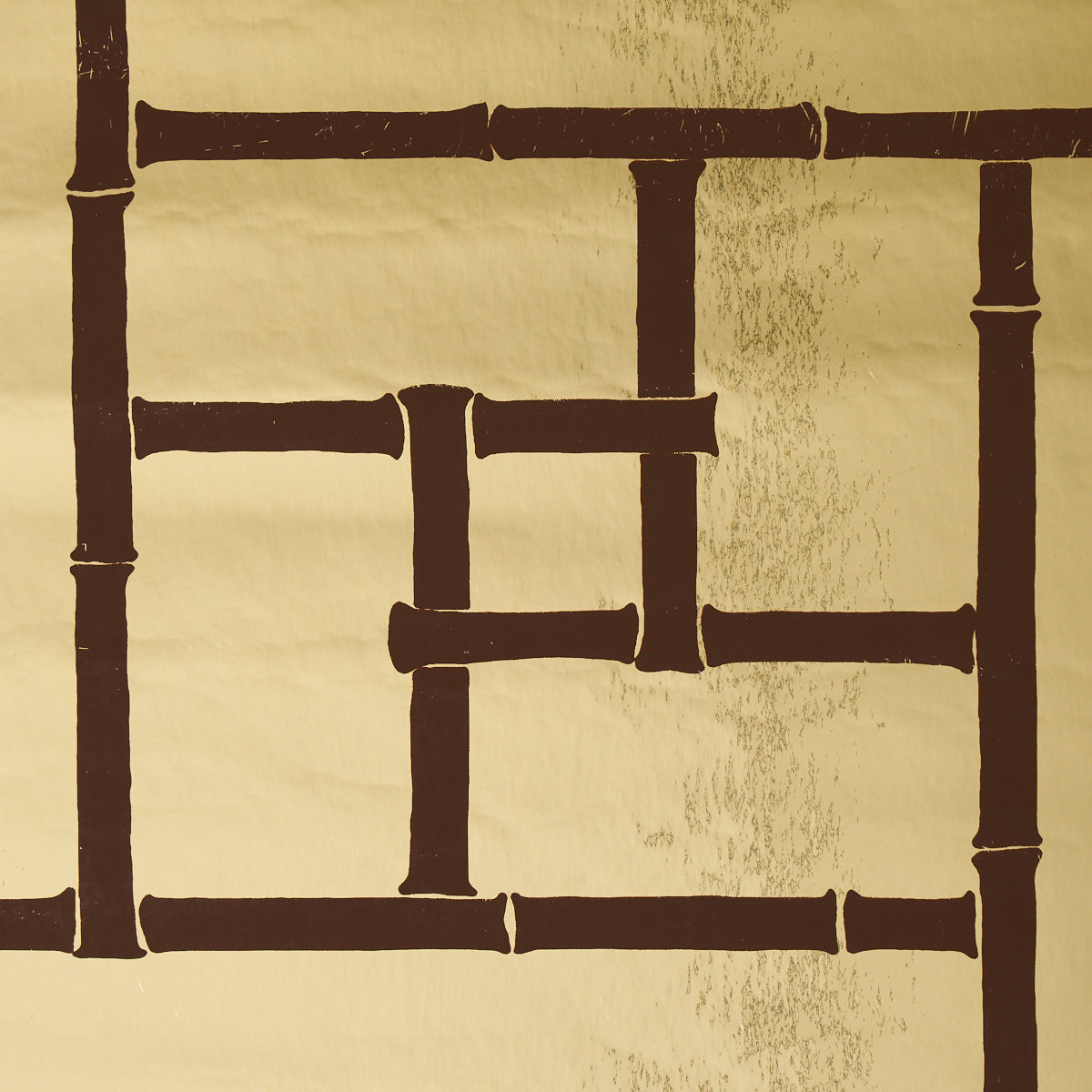 SCHUMACHER  CRISTINA BUCKLEY TRELLIS METALLIC   GLAM GOLD   - 5012760