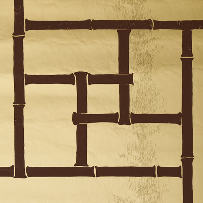 SCHUMACHER  CRISTINA BUCKLEY TRELLIS METALLIC   GLAM GOLD   - 5012760