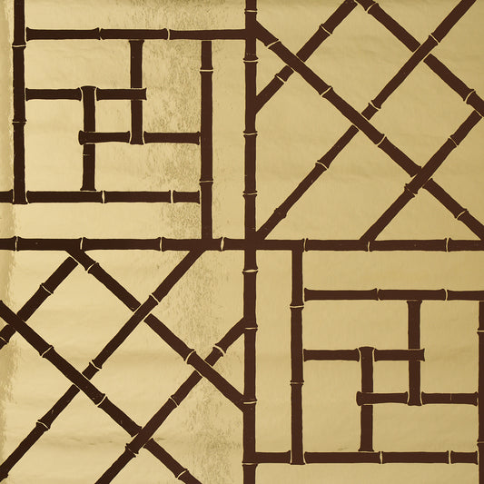 SCHUMACHER  CRISTINA BUCKLEY TRELLIS METALLIC   GLAM GOLD   - 5012760