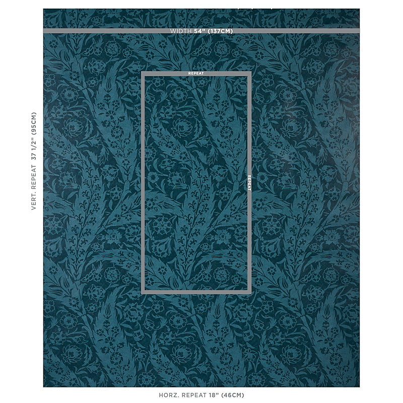 SCHUMACHER  CABANA SAZ PAISLEY   PEACOCK   - 5012903