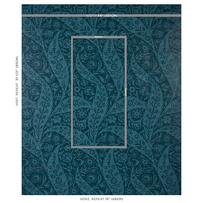 SCHUMACHER  CABANA SAZ PAISLEY   PEACOCK   - 5012903