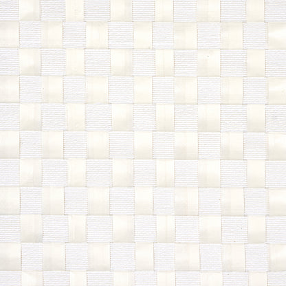 SCHUMACHER  TEXTURED WALLCOVERINGS & PRINTED GRASSCLOTHS TEXTURED CHECK   WHITE   - 5012970