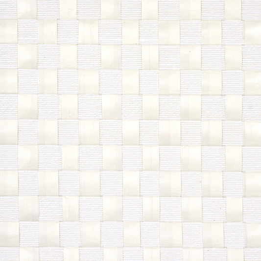 SCHUMACHER  TEXTURED WALLCOVERINGS & PRINTED GRASSCLOTHS TEXTURED CHECK   WHITE   - 5012970