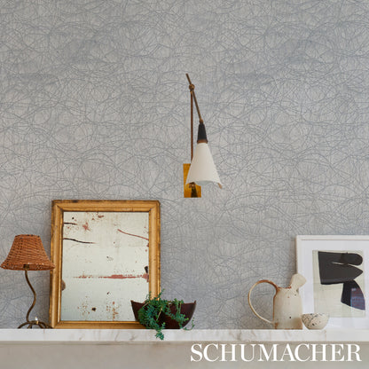 SCHUMACHER  TEXTURED WALLCOVERINGS & PRINTED GRASSCLOTHS KUMO   WHITE   - 5012990