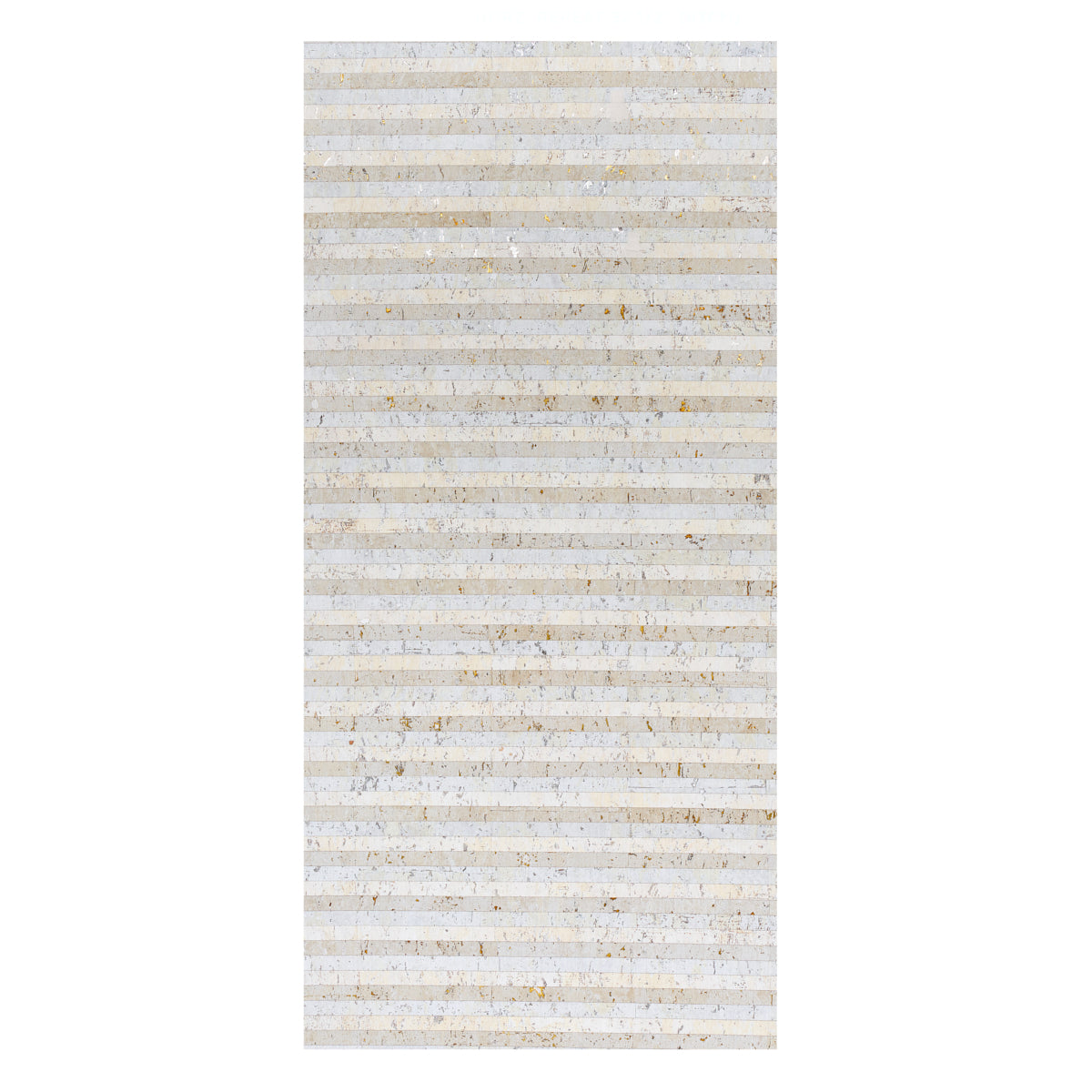 SCHUMACHER  TEXTURED WALLCOVERINGS & PRINTED GRASSCLOTHS CORK STRIPE   WHITE   - 5013000