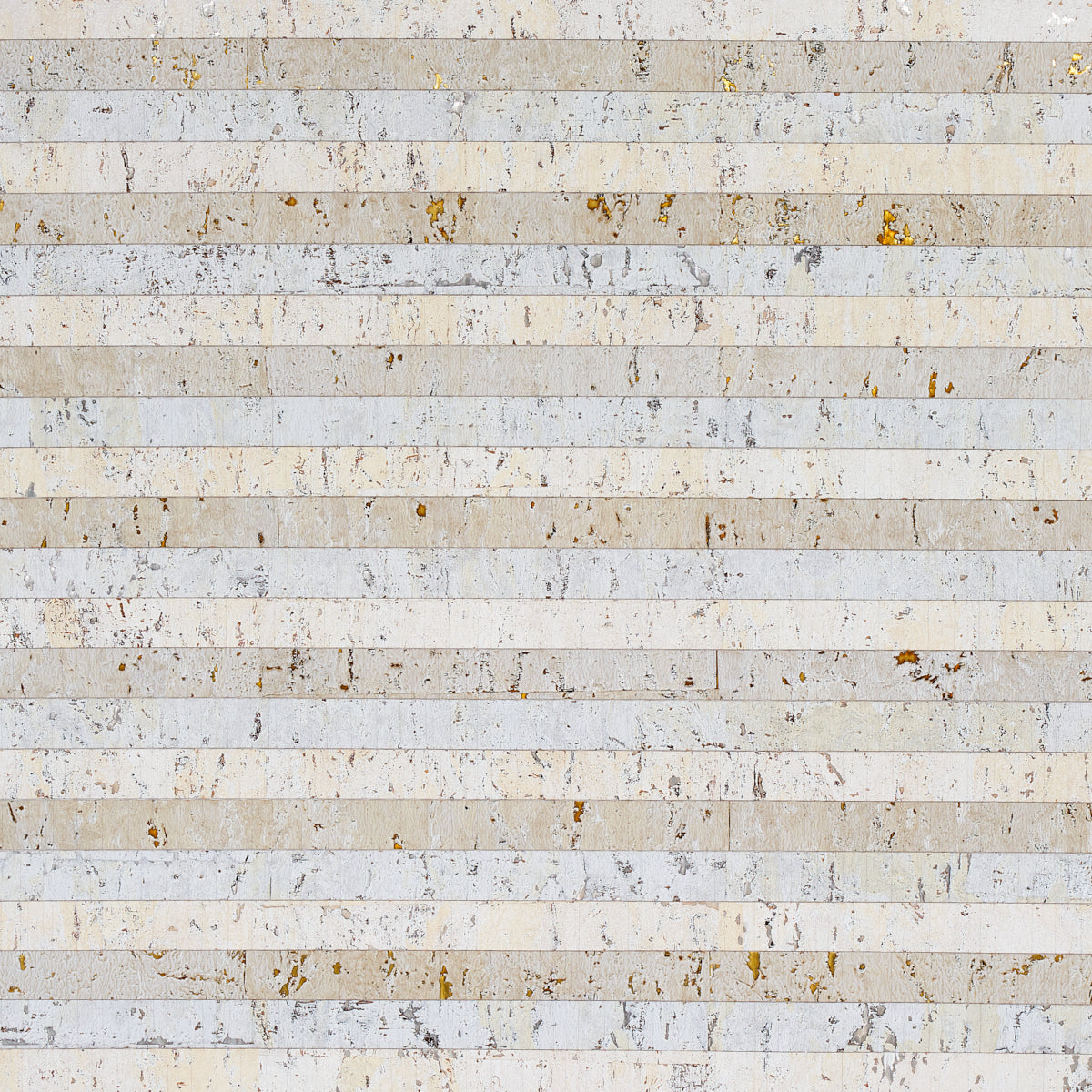 SCHUMACHER  TEXTURED WALLCOVERINGS & PRINTED GRASSCLOTHS CORK STRIPE   WHITE   - 5013000